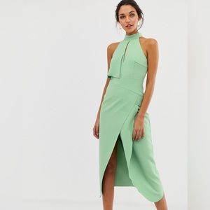 [SOLD] C/Meo NWOT Collective High Heart Midi Dress